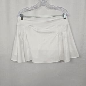 PCGAGA Tennis Skort Women's XL White Cool Dry Mini Athletic NWOT